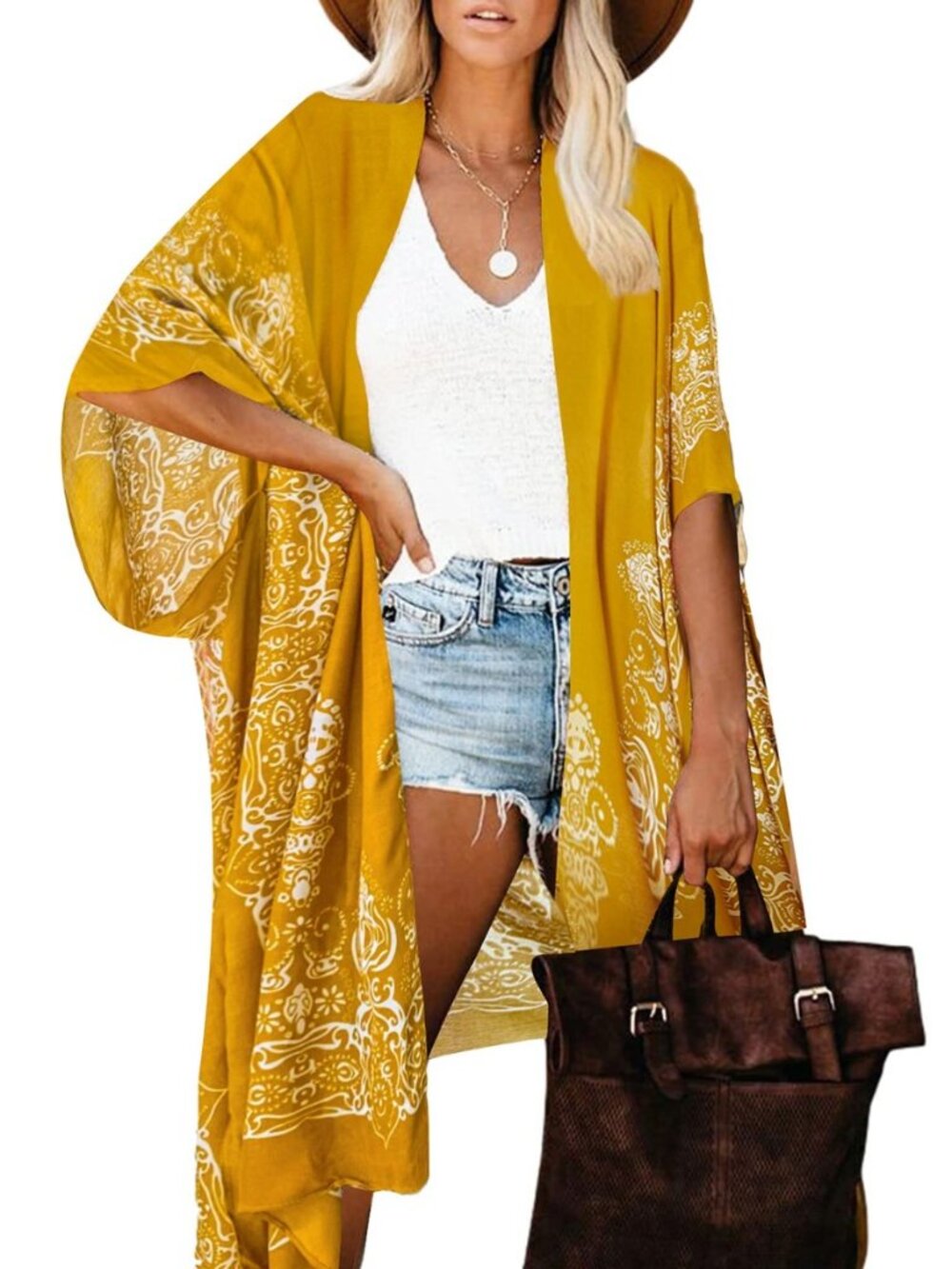 Kimonos for Women Swimsuit Coverup Beach Cardigans